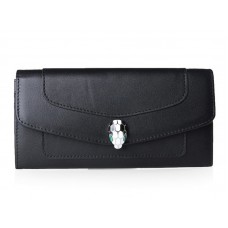 Bvlgari Serpenti Pochette Portemonnee Zwart