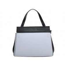 Celine Edge in origineel leer, wit met zwart