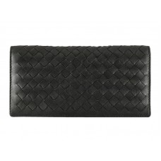 Bottega Veneta Intrecciato Nappa Continental Portemonnee Zwart