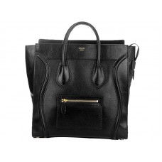 Celine Luggage Large Tote in kalfsleer zwart