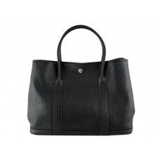 Hermes Garden Party Togo leren handtas zwart