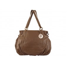 Fendi Grande schoudertas met Fendi Coining bruin accenten