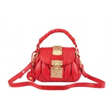 Miu Miu kleine koffertas rood