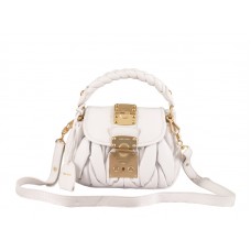 Miu Miu kleine koffertas wit