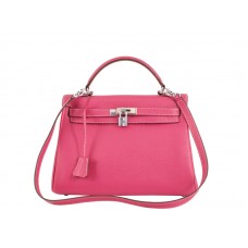 Hermes Kelly 32cm Togo leer Clemence roze