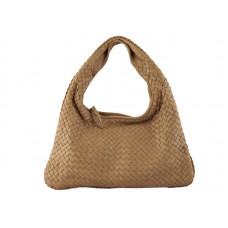 Bottega Veneta Ebano Intrecciato Nappa Kleine Veneta Abrikoos