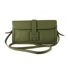 Hermes Flap Clutch Groen
