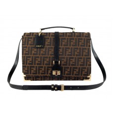 Fendi Classico nr. 1 tas in Zucca bruin