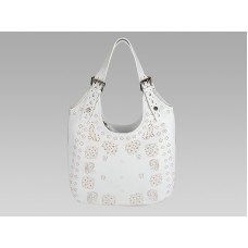 Givenchy nieuwe Sacca Medium Perfo wit leer met bandana-motief