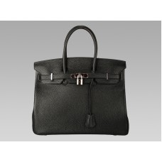Hermes Birkin 35cm Togo leer zwart