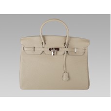 Hermes Birkin 40cm Togo Leer Gris Tourterelle