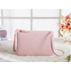 Celine Mini Trio Crossbody Messenger Bag Lichtroze