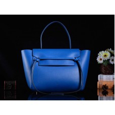 Celine Mini Belt Bag van glad kalfsleer, blauw