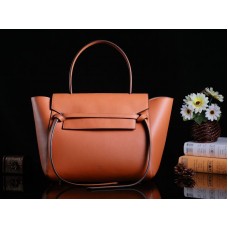 Celine Mini Belt Bag van glad kalfsleer, bruin