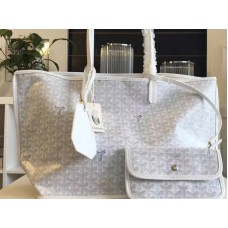 Goyard Anjou omkeerbare draagtas Gm wit