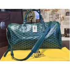 Goyard Goyardine Croisière 45 groen met groene lederen bekleding 2309-3