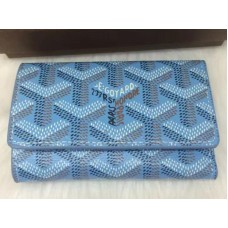 Goyard Goyardine Saint Michel 6 sleutelhouder lichtblauw