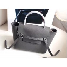 Celine Micro Belt Bag in generfd kalfsleer, grijs