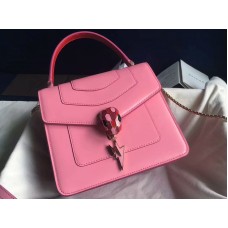 Bvlgari Flap Cover Serpenti Forever 18cm Kalfsleer Roze