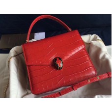 Bvlgari Klephoes Serpenti Forever 20cm Croco Rood