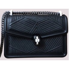 Bvlgari schoudertas Serpenti Forever Black