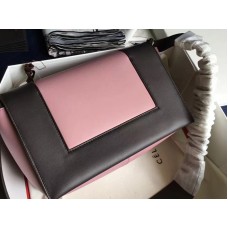 Celine Medium Frame schoudertas Calskin in roze en zwart