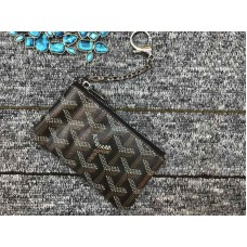 Goyard portemonnee sleutelhanger koffie
