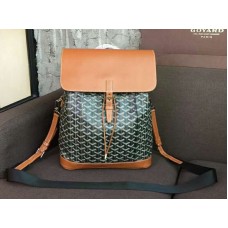 Goyard Goyardine Kalfsleren Alpin Rugzak Bruin