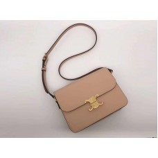 Celine Medium Triomphe tas in glanzend kalfsleer beige