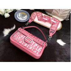 Fendi Baguette tas in roze PU