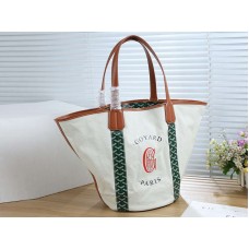 Goyard Belharra Biarritz omkeerbare draagtas groen