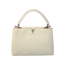Louis Vuitton Capucines tas, crèmekleurig
