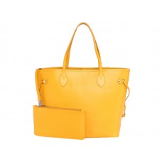 Louis Vuitton Neverfull MM van Epi-leer in geel