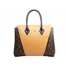 Louis Vuitton W-tas Monogram & Leer GM Camel