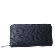 Louis Vuitton Epi lederen Zippy Organizer Zwart