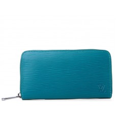 Louis Vuitton Epi lederen Zippy Organizer Blauw