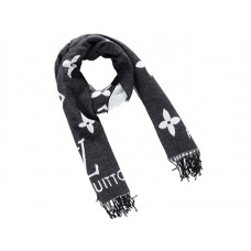 Louis Vuitton Fashion Lovers Monogram Kasjmier Sjaal Grijs