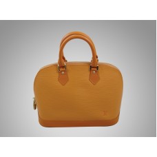 Louis Vuitton Epi Leer Alma Mandarijn