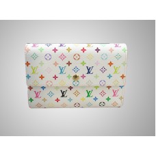 Louis Vuitton Monogram Multicolore Witte Alexandra Portemonnee