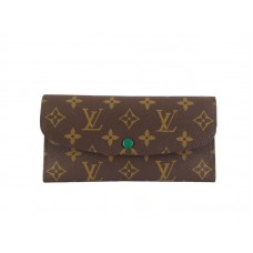 Louis Vuitton Monogram Emilie portemonnee groen