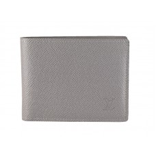 Louis Vuitton Taiga leren compacte portemonnee Glacier