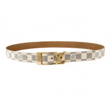 Louis Vuitton Initiales Damier Azur-riem