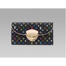 Louis Vuitton Monogram Multicolore Zwarte Eugenie Portemonnee Grenade