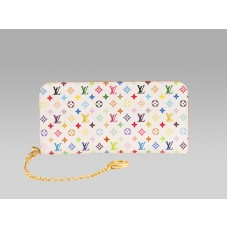 Louis Vuitton Monogram Veelkleurige Witte Insolite Portemonnee Anis