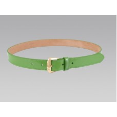 Louis Vuitton Monogram Vernis Vert Tonic riem met gouden gesp
