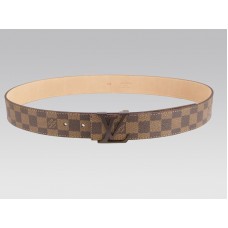 Louis Vuitton initiële Damier Ebene-riem