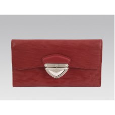 Louis Vuitton Epi Leather Joey Portemonnee Rubis