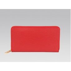Louis Vuitton Epi lederen portemonnee met ritssluiting Rubis