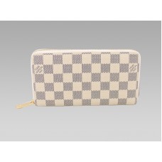 Louis Vuitton Damier Azur ritssluiting portemonnee