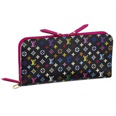 Louis Vuitton Monogram Multicolore Zwarte Ongebruikelijke Portemonnee Grenade